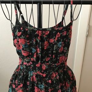 Black Floral Maxi Dress